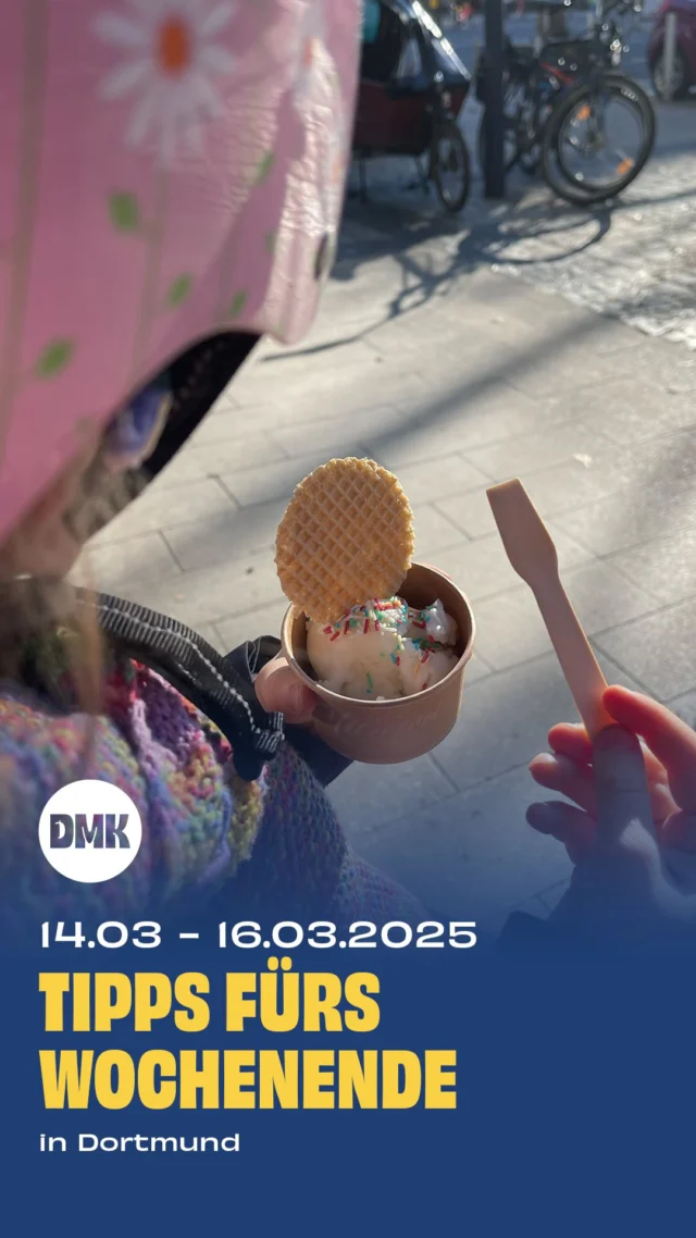 Die Flohmarktsaison rollt an und der Frühling liegt in der Luft! Wir haben für euch einige tolle Veranstaltungen zum 3. März-Wochenende vorbereitet.

Veranstaltungen für jeden Tag findet ihr in unserem Veranstaltungskalender auf dortmundmitkind.de!

Freitag, 14.03.

- 11:00 Uhr: Emil und die Detektive, @kjtdortmund 
- 14:00 bis 17:00 Uhr: Kinderflohmarkt, Fabio TEK, Dubliner Weg 8, Do-Aplerbeck

Samstag, 15.03.

- 10:00 bis 13:00 Uhr: Kinderflohmarkt, Berliner Str. 6, @lebenshilfedortmund 
- ab 10:00 Uhr: 1-jähriges Jubiläum Feier, Bioladen und Café am Mergelteich, Mergelteichstraße 47, Do-Brunninghausen
- 10:00 bis 13:00 Uhr: Kita Flohmarkt, Kita Schwerte Ost, Lichtendorfer Str. 7, Schwerte
- 11:00 Uhr: Müllsammelaktion, Treffpunkt: Bushaltestelle Am Marksbach, @bund.dortmund 
- 10:00 bis 13:00 Uhr: Kinder-Trödelmarkt, AWO Kita, Phoenixseestr. 25
- ab 11:00 Uhr: unSICHTBAR verbunden. Im Wasser, @mondo_mio_kindermuseum 
- 14:00 bis 17:00 Uhr: Druckwerkstatt für Klein und Groß, @museumostwall 

Sonntag, 16.03.

- 11:15 Uhr: Riesen rieseln, @theaterdortmund 
- 11:00 bis 17:00 Uhr: Frühlingsbasar, @stadt_luenen 
- 11:15 bis 12:15 Uhr: Mitmach-Märchen-Morgen, @kindermuseum_adlerturm 
- 10:00 bis 13:00 Uhr: Kindertrödelmarkt in Benninghofen bei den Klabauterkindern, Kita „Die Klabauterkinder“, Overgünne 119
- ab 11:00 Uhr: mondos Atelier | Miniwesen mit Megakräften, @mondo_mio_kindermuseum 
- Prinzessin Holunder und die Märchenschatzkiste: Ticket: 8 Euro, Ev. Kirchengemeinde Berghofen, Fasanenweg 22 @maerchenbuehne_dortmund 

Wichtiger Hinweis: Bitte prüft direkt beim Veranstalter, da sich Uhrzeiten und Veranstaltungen ändern können.

Folgt uns gerne auf @dortmundmitkind für weitere Familientipps in und um Dortmund!

#Dortmund #DortmundmitKind #DortmundCity #Wochenende #Wochenendtipps #Familienzeit #Ruhrpott #DortmundÜberrascht #Familie #MitKindernUnterwegs