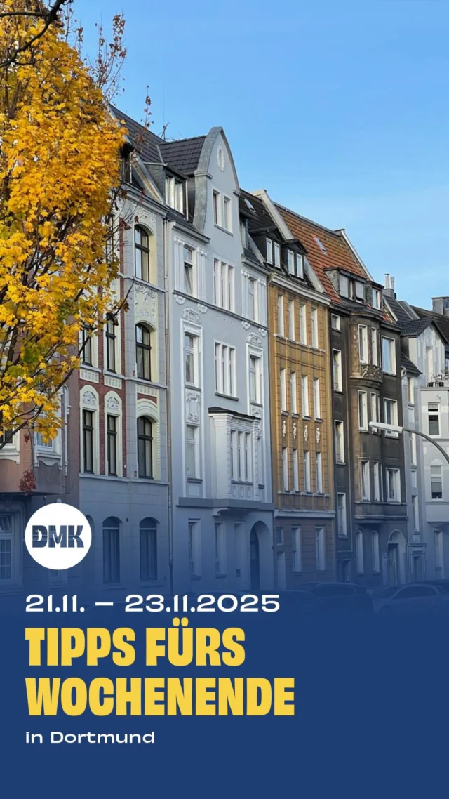 Die Herbstwochen schreiten voran, und damit beginnt die Zeit der warmen Lichter, gemütlichen Vorlesestunden und kleinen Winterzauber-Momente. Auch an diesem Wochenende gibt es in Dortmund und Umgebung viele schöne Veranstaltungen für Familien.

Hier sind unsere Tipps für abwechslungsreiche Tage mit Kindern.

Freitag, 21.11.2025

* 15:30 Uhr, Aktion zum Bundesweiten Vorlesetag, @qtconcordia 
* 15:30 bis 18:00 Uhr, Im Wald mit 1000 Lichtern (16 Euro), @querwaldein_dortmund 
* 13:00 bis 17:00 Uhr, Lesezauber Woche, Programmieren mit Ozobots und BeeBots, Stadtteilbibliothek Brackel
* 15:30 Uhr, Bilderbuchkino, Stadtteilbibliothek Hörde

Samstag, 22.11.2025

* 12:00 bis 17:00 Uhr, Novembermarkt, @blotevogelschule 
* 11:00 Uhr, „Nika, Lotte, Mangold voll dabei“ – Vorlesung, @schauraum.comic.cartoon 
* 12:00 bis 18:00 Uhr, Aplerbecker Winterzauber, @djkewaldiaplerbeck
* 11:00 bis 16:00 Uhr, Quartierströdel, Viktoriasiedlung, @stadt_luenen 
* 11:00 bis 17:00 Uhr, Kreativ für Kinderrechte, @mondo_mio_kindermuseum 
* 15:00 Uhr, Winterzirkus (8 Euro), @fritzhensslerhaus 

Sonntag, 23.11.2025

* 10:00 bis 18:00 Uhr, Feuer – Eine Ausstellung über Faszination und Gefahr, @dasa_dortmund 
* 11:30 bis 15:00 Uhr, Familiensonntag, @zechezollerndortmund 
* 17:00 Uhr, „Tommy Tom – Ein neuer Freund für Tommy Tom“, @sweetsixteenkino 

🚨Hinweis: Bitte prüft alle Veranstaltungen direkt beim Anbieter – kurzfristige Änderungen sind möglich.

👉 Für mehr Tipps und Familieninspiration in Dortmund: @dortmundmitkind folgen!

wochenendtipp
dortmundmitkind
familienzeit 
wochenendeindortmund