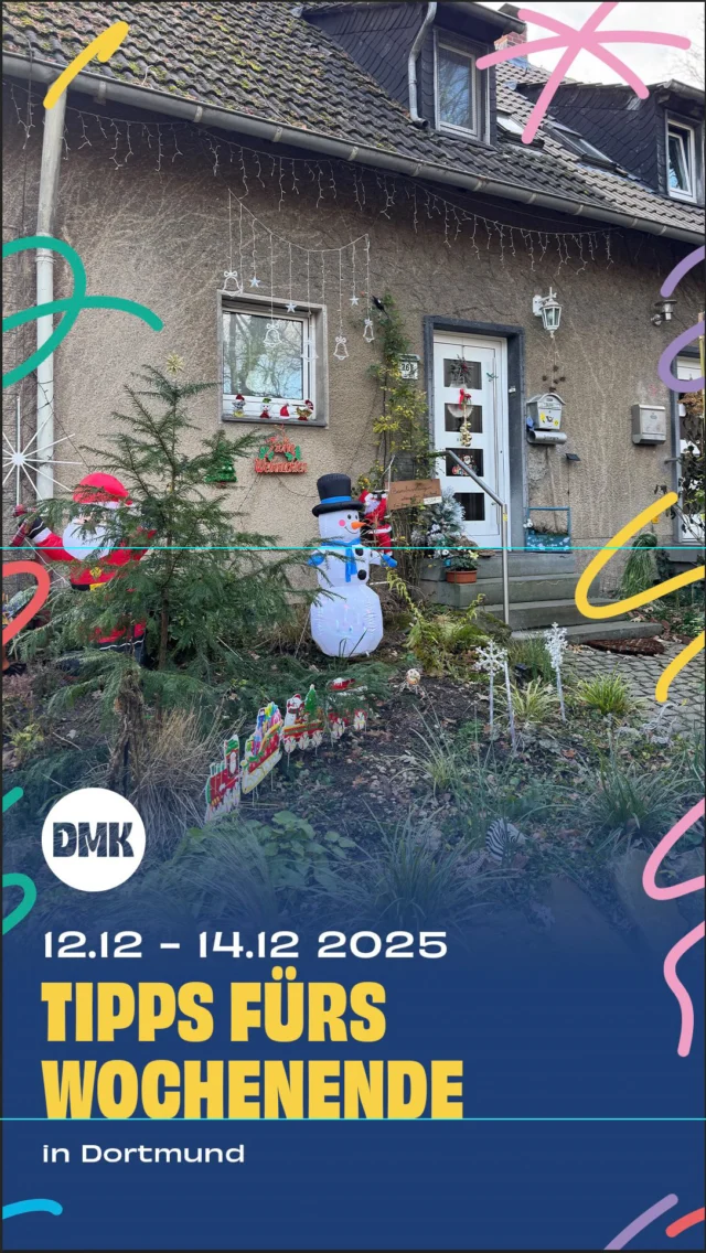 Der dritte Advent steht vor der Tür und mit ihm eine besonders gemütliche, warme Atmosphäre in Dortmund. Überall in der Stadt öffnen Weihnachtsmärkte, Bastelwerkstätten und kleine Kulturangebote ihre Türen für Familien. Hier findet ihr unsere ausgewählten Tipps für entspannte, abwechslungsreiche und inspirierende Familientage im Advent.

Freitag, 12.12

* Bis 14.12, Adventszauber am Zoo
* 14:00 bis 19:00 Uhr, Glühpunsch und Snacks beim Winterflohmarkt Langer August, @kunsthaufen_kollektiv 
* 13:00 bis 17:00 Uhr, Basteln – Baumschmuck für den Weihnachtsbaum der Bibliothek, Stadtteilbibliothek Brackel
* 19:45 Uhr, Zoomania 2, @filmbuehne_postkutsche

Samstag, 13.12

* 12:00 bis 20:00 Uhr, Weihnachtsmarkt im Schloss Rodenberg, @dobeq_gmbh 
* 15:00 bis 22:00 Uhr, Weihnachtsmarkt im Unionviertel, @derunionsalon 
* 10:00 bis 17:00 Uhr, Adventsmarkt, @ff_dortmund_hombruch 
* 16:00 bis 19:30 Uhr, Adventsabend, @taubenschlag_daistlebendrin 
* 15:00 bis 17:30 Uhr, Töpfer-Workshop (kostenfrei), @erlebniswelt_am_fredenbaum 
* 11:00 bis 15:00 Uhr, Adventsbasteln (2 Euro), @naturmuseum_dortmund 

Sonntag, 14.12

* 16:00 Uhr, Rudelsingen, @hof_mertin 
* 11:00 bis 12:00 Uhr, Weihnachtssingen, Reinoldisaal im @vokalmusikzentrumnrw 
* 14:00 bis 18:00 Uhr, Adventsfeier auf dem Bauernhof, Hof Schulte Tigges
* 12:00 bis 13:00 Uhr, Benefizkonzert „Kinder spielen für Kinder“, Hainallee 40, Christengemeinschaft Dortmund
* Ab 11:00 Uhr, Netz-Mikroben erobern den Weihnachtsbaum, @mondo_mio_kindermuseum 
* 18:00 bis 20:00 Uhr, Winterfest, @communitymusic_khd 
* 14:30 bis 16:30 Uhr, Familiennachmittag, @kindermuseum_adlerturm 
* 15:00 bis 16:30 Uhr, Die Schneekönigin, @kjtdortmund 
* 16:00 Uhr, SOUNDZZ: Frederik Hesse Quintett, @soundzz.domicil 
* 11:00 Uhr, Der Regenbogenfisch, @theaterfletchbizzel 

🚨Hinweis: Bitte prüft alle Veranstaltungen direkt beim Anbieter – kurzfristige Änderungen sind möglich.

👉 Für mehr Tipps und Familieninspiration in Dortmund: @dortmundmitkind folgen!

wochenendtipp
dortmundmitkind
familienzeit 
wochenendeindortmund