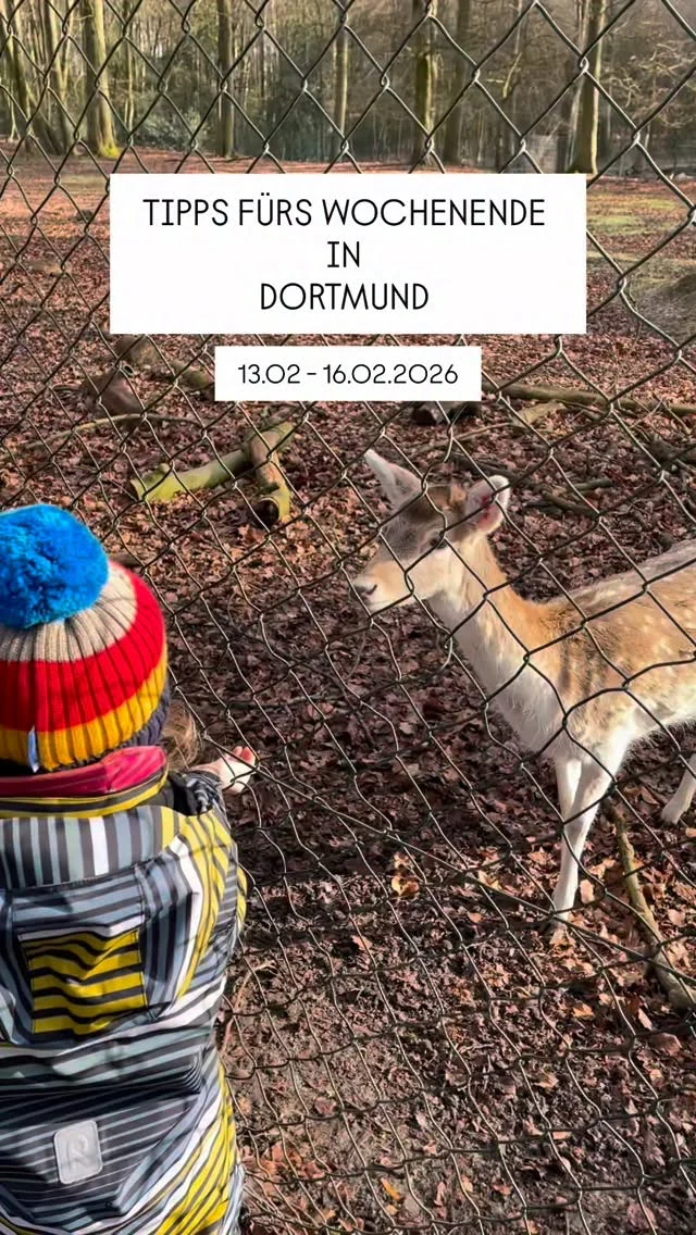 Karneval steht vor der Tür und in Dortmund wird es bunt, fröhlich und lebendig. Von Kinderpartys über Konzerte bis hin zum Rosenmontagszug gibt es an diesem Wochenende viele Möglichkeiten für Familien, gemeinsam etwas zu erleben. Hier kommen unsere Wochenendtipps rund um Karneval und Rosenmontag in Dortmund.

Freitag, 13.02

* Ab 16:00 Uhr, Crazy Carnival, ab 8 Jahren, @jfswellinghofen
* 11:00 bis 20:00 Uhr, Wenn die Wände flüstern, Jugendliche entwickeln eine interaktive Ausstellung rund um Ängste und Grusel, @uzwei.imdortmunderu 
* 15:00 bis 18:00 Uhr, Konfetti, Die knallbunte Karnevalsparty, @keuninghausofficial 
* 15:30 Uhr, Bilderbuchkino, Karneval im Zoo, Stadtteilbibliothek Hörde

Samstag, 14.02 - Valentinstag

* 10:00 Uhr, Infotag, @rundum_geburtshaus_dortmund 
* Feuer – Eine Ausstellung über Faszination und Gefahr, @dasa_dortmund 
* 15:00 Uhr, Tommy Tom – Ein neuer Freund für Tommy Tom, Bundesstart, @sweetsixteenkino 

Sonntag, 15.02

* 10:15 Uhr und 12:00 Uhr, 2. Familienkonzert, Dodo fährt zur WM, @konzerthaus_do 
* 11:15 bis 12:15 Uhr, Mitmach-Märchen-Morgen, @kindermuseum_adlerturm 
* 13:00 bis 17:00 Uhr, Kinderkarneval, @werkstadt_witten 
* 14:00 bis 16:00 Uhr, Kinderflohmarkt, Kita St. Benno, Benninghofer Straße 164
* 18:00 bis 19:10 Uhr, Job Safari, @kjtdortmund 

Montag, 16.02, Rosenmontag

* 11:00 bis 15:00 Uhr, Rosenmontags-Maskenbasteln, @kindermuseum_adlerturm 
* 14:00 Uhr, Karnevalszug, Start am Festplatz an der Eberstraße in der Nordstadt, Zugweg über Münsterstraße, Leopoldstraße, Heckenstraße, Münsterstraße Fußgängerzone, Heiligegartenstraße, Bornstraße, Schwanenwall, Ostwall und Südwall
* 15:00 bis 17:30 Uhr, Familiendisco zur Karnevalszeit, @kulturzentrumbalou 

🚨Hinweis: Bitte prüft alle Veranstaltungen direkt beim Anbieter – kurzfristige Änderungen sind möglich.

👉 Für mehr Tipps und Familieninspiration in Dortmund: @dortmundmitkind folgen!

wochenendtipp
#dortmundmitkind
#familienzeit 
wochenendeindortmund