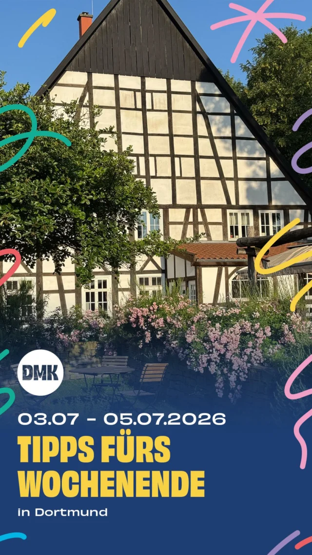 Das erste Juli-Wochenende steckt voller Sommerfeste, Familienaktionen und schöner Ausflugsziele. Vielleicht entdeckt ihr ja einen neuen Lieblingsort oder verbringt einfach eine entspannte Zeit mit der Familie. 

Freitag, 03.07

* Auch am 04. und 05.07, Gemeindefest, St. Liborius, Liboristraße 20
* 16:00 bis 16:45 Uhr, KinderUni „Besser ist nicht gut genug – Auf der Suche nach dem Optimum“, Hörsaal 2, Emil-Figge-Straße 50
* Auch am 04.07, Sommerfest, KGV Fröhliche Morgensonne e. V., Dortmund-Aplerbeck
* Auch am 04.07, Sommerfest, @gartenverein_sonnenblick_e_v 
* Bis Sonntag, Bundes-Radsport-Treffen 2026 mit Familien-Erlebnis-Tour, @stadt_luenen 
* Ab 15:00 Uhr, Kinderdisco „Tanz, Spaß, Bühne frei!“, @keuninghausofficial 

Samstag, 04.07

* 15:00 bis 18:00 Uhr, Kinder-Kram-Flohmarkt und Familienfest im Klostergarten St. Franziskus, Franziskanerstraße 1
* 10:00 bis 16:00 Uhr, Flohmarkt, @schauspielhausbochum 
* 10:00 bis 18:00 Uhr, Tag der offenen Tür, Freiwillige Feuerwehr Eving, Löschzug 25, Lütge-Heide-Straße 70
* 12:00 Uhr und 15:00 Uhr, Das Kuscheltierkommando, @theateramfluss_schwerte 
* 12:00 bis 16:00 Uhr, Zentrale Ferienbörse, Reinoldikirche
* 11:00 bis 20:00 Uhr, Ausstellung „Müll. Eine Ausstellung über die globalen Wege des Abfalls“, @museumostwall 
* Mondos Atelier „Jetzt kommt der Wurm ins Spiel!“, @mondo_mio_kindermuseum 
* 12:00 Uhr, Offene Führung, @naturmuseum_dortmund 
* 12:30 bis 16:30 Uhr, Jubiläumsfest „Familien feiern Familienbüros“, @erlebniswelt_am_fredenbaum 

Sonntag, 05.07

* 10:00 bis 16:00 Uhr, Too Good To Waste Markt, @derlennhof 
* Hoffest und Tag der offenen Stalltür, Am Sturmwald 20, Dortmund-Menglinghausen
* Familiensonntag, @dortmunderu 
* 11:00 bis 17:00 Uhr, „Ente gut, alles gut“-Trödelmarkt, @umschlagplatz 
* 14:00 bis 15:30 Uhr, Öffentliche Familienführung, @hoeschmuseum_dortmund 
* 16:00 bis 16:30 Uhr, Bilderbuchkino, Eintritt frei, Anmeldung unter kjt@theaterdo.de, @kjtdortmund 

🚨Hinweis: Bitte prüft alle Veranstaltungen direkt beim Anbieter – kurzfristige Änderungen sind möglich.

👉 Für mehr Tipps und Familieninspiration in Dortmund: @dortmundmitkind

Dortmund m