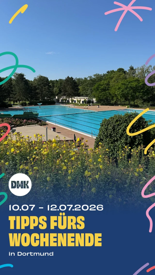 Die Sommerferien stehen vor der Tür und dieses Wochenende ist noch einmal richtig viel los. Ob Sommerfeste, Familienkonzerte, Ausstellungen oder Mitmachaktionen – hier ist für jede Familie etwas dabei.

Freitag, 10.07

* 16:00 bis 16:45 Uhr, KinderUni „Globalisierung – Fluch oder Segen?“, Hörsaal 2, Emil-Figge-Straße 50
* Bis 12.07, Garden Festival am Schultenhof @fivechefs.experience 
* 16:00 bis 23:00 Uhr, Sommerfest, Helene-Lange-Gymnasium
* 09:45 Uhr, Flug durch die Märchenwelt, @wooop_theaterfestival 
* Ab 18:00 Uhr, Sommerfest des KGV Zur Grünen Oase e. V., Derner Bahnstraße 1, auch am Samstag ab 15:00 Uhr

Samstag, 11.07

* Bis zum 26.07, 11:00 bis 20:00 Uhr, Ausstellung „Müll. Eine Ausstellung über die globalen Wege des Abfalls“, @museumostwall 
* Mondos Atelier „Jetzt kommt der Wurm ins Spiel!“, @mondo_mio_kindermuseum 
* 12:00 bis 18:00 Uhr, Parkfest im Blücherpark
* 11:00 bis 16:00 Uhr, Sportfest für Familien, Spiel- und Sportpark Castroper Holz, @stadtcastroprauxel 
* Ab 16:00 Uhr, Tierschutztag, @erlebniswelt_am_fredenbaum 
* 14:00 bis 22:00 Uhr, Nordstadt Together – Das Hafenfest, Hafenquartier Speicherstraße
* 14:00 bis 22:00 Uhr, Summersounds DJ-Picknick, Tremoniapark
* 16:00 Uhr, Musical „Märchenmond“, @naturbuehnehohensyburg 

Sonntag, 12.07

* 12:00 Uhr, Sommerkonzert im Orchesterzentrum
* 11:00 Uhr, „Wenn Töne fliegen lernen!“ – Britten’s Young Person’s Guide to the Orchestra, Familienkonzert @cityring_konzerte 
* Ab 11:00 Uhr, Sommerfest, @kulturzentrumbalou 
* Flohmarkt rund ums Kind, @westfieldruhrpark 
* 11:00 Uhr, Bilderbuchkino „Sommer auf der Fahrradinsel“, @jugendstil_nrw 
* 11:00 bis 17:00 Uhr, Hüpfburgenfest, Am Kuhdamm, Friedhofstraße 90, Waltrop @bauerbillmann 
* 14:00 bis 17:00 Uhr, Familienwerkstatt, @mkk_dortmund 
* 14:00 Uhr, Familienfest am Schnullerbaum, Westfalenpark
* 16:00 Uhr, „Wir Tiere“, @kjtdortmund 
🚨Hinweis: Bitte prüft alle Veranstaltungen direkt beim Anbieter – kurzfristige Änderungen sind möglich.

👉 Für mehr Tipps und Familieninspiration in Dortmund: @dortmundmitkind