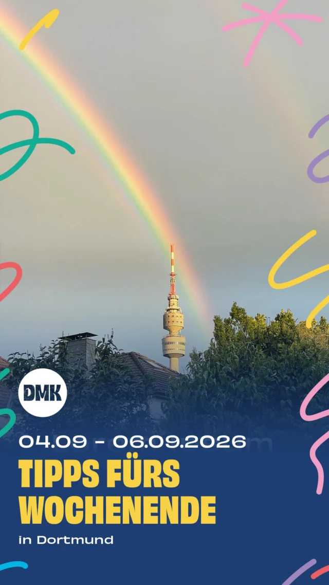 Der Schulstart ist geschafft und am Wochenende ist direkt wieder richtig viel los! Von Festen über Flohmärkte bis zu tollen Familienaktionen – hier kommen unsere Tipps für euch.

Freitag, 04.09

* 16:00 bis 22:00 Uhr, Feierabend-Picknick Hombruch, @wirliebenhombruch 
* Ausstellung „Hochbau“, @dasa_dortmund 
* 15:00 bis 18:00 Uhr, Stadtbezirksfest Scharnhorst, Scharnhorster Kirchenplatz
* Ab 15:00 Uhr, Michaelisfest 2026, Ortskern Mengede, Am Amtshaus
* 15:00 Uhr, Bilderbuchkino „Pfui Spucke, Lama!“, Stadtteilbibliothek Hörde
* Apfelmarkt Aplerbeck 2026
* Ab 16:00 Uhr, Sommerfest Dortmund-Marten, In der Meile 2
* 19:00 Uhr, „Oma Monika – Was war?“, @kjtdortmund 

Samstag, 05.09

* Kinder-Sommerfest, Campingplatz Königsmoor, Markfelder Weg 79, Waltrop
* 09:00 bis 12:00 Uhr, Trödelmarkt rund ums Kind, Kath. Kita St. Martin, Am Zehnthof 152, Dortmund
* Hofflohmarkt im Saarlandstraßenviertel
* Mondos Atelier „Malen mit Erdfarben“, @mondo_mio_kindermuseum 
* 13:00 bis 17:00 Uhr, Familienfest im Quartier Lünen-Süd, @stadt_luenen 
* 10:00 bis 14:00 Uhr, 10 Jahre AWO Kita und Familienzentrum, Welkenerstraße 18a, Dortmund
* 14:00 bis 23:00 Uhr, Seefest am Harkortsee, auch am 06.09., @stadtmarketing_wetter 
* 10:00 bis 13:00 Uhr, Tag der offenen Tür, AWO Familienzentrum, Aplerbecker Straße 484
* Bis 13.09., 43. Oespel-Kleyer Dorf- und Schützenfest, Festwiese an der Brennaborstraße
* 10:00 bis 13:00 Uhr, SPOMI „Besuch von der Polizei, der Feuerwehr und DLRG“ @rbg_dortmund51 
* Ab 11:00 Uhr, Tag der offenen Tür der Dortmunder Eisenbahn GmbH, Warmbreitbandstraße 2
* 13:00 bis 16:00 Uhr, „Ernten, Kochen, Plaudern“, Austausch  für Einelternfamilien @gruenfrau_dortmund 
* 14:00 Uhr, ¡VIVA! Das lateinamerikanische Kulturfestival, @keuninghausofficial 

Weitere Tipps
⬇️⬇️⬇️